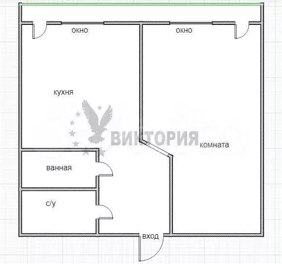 1-к. квартира, 37 м, 9/9 эт. - Фото 0