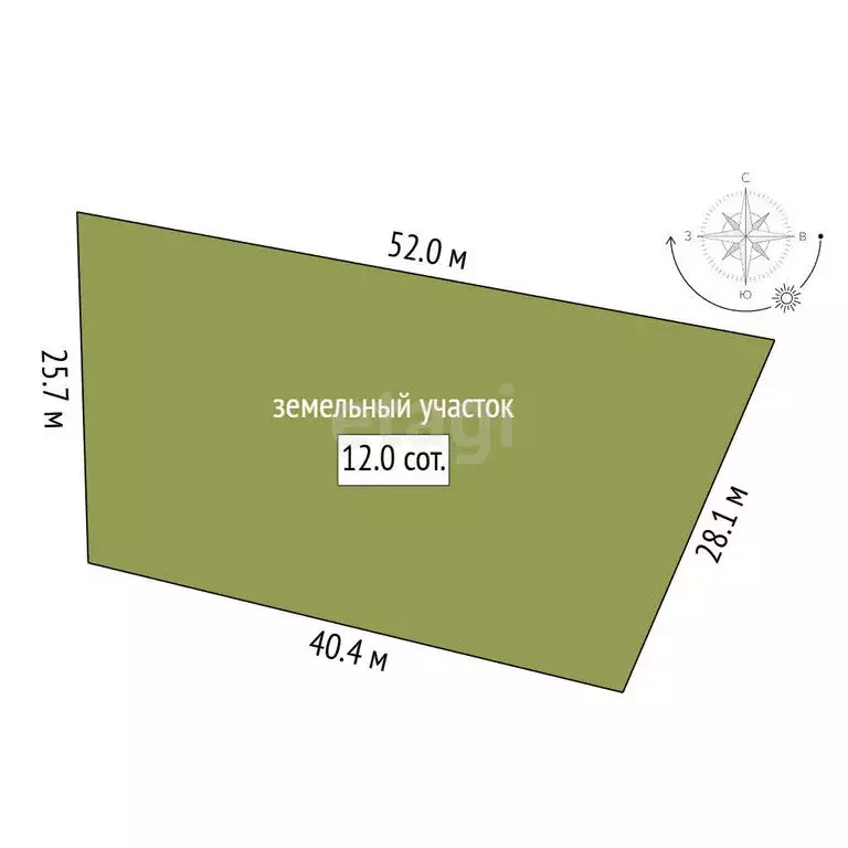 Участок в деревня Порошкино, Рябиновая улица (12 м) - Фото 1