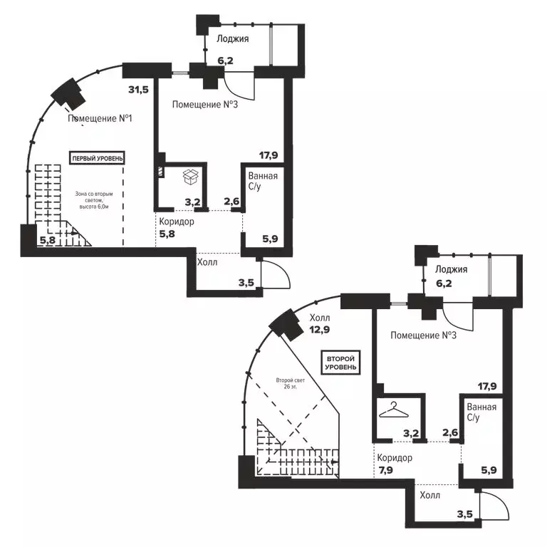 2-комнатная квартира: Челябинск, улица Труда, 157А (130.6 м) - Фото 1