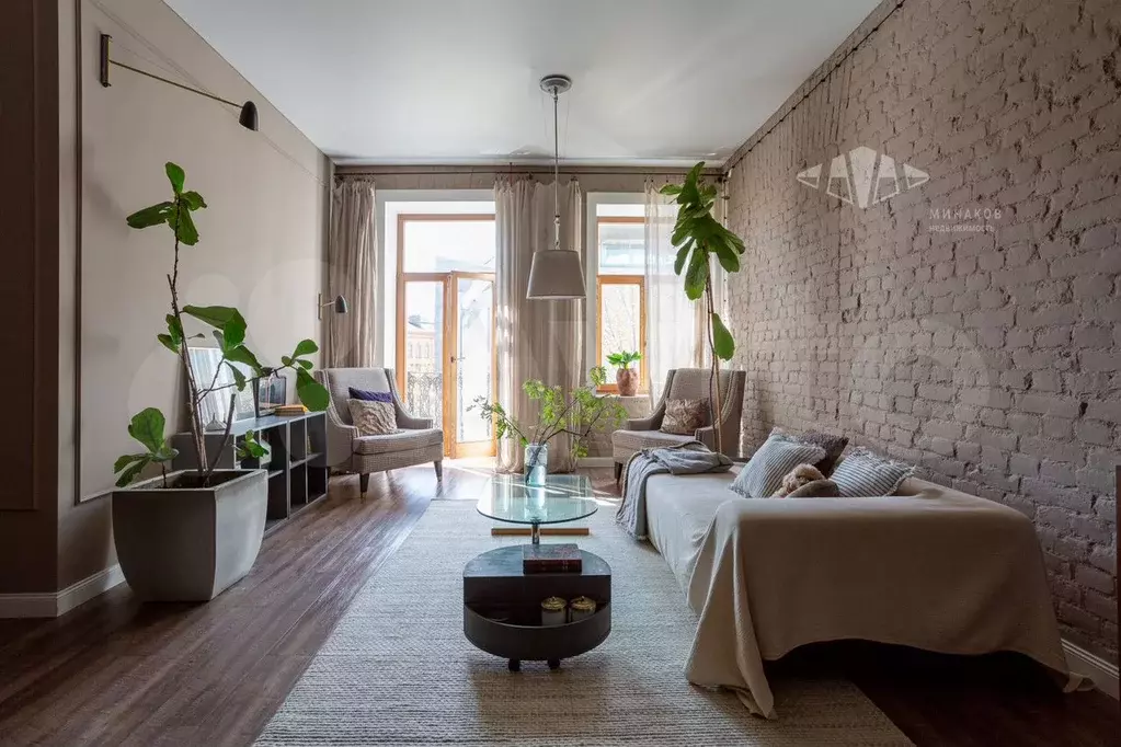 3-к. квартира, 91,7 м, 3/3 эт. - Фото 1