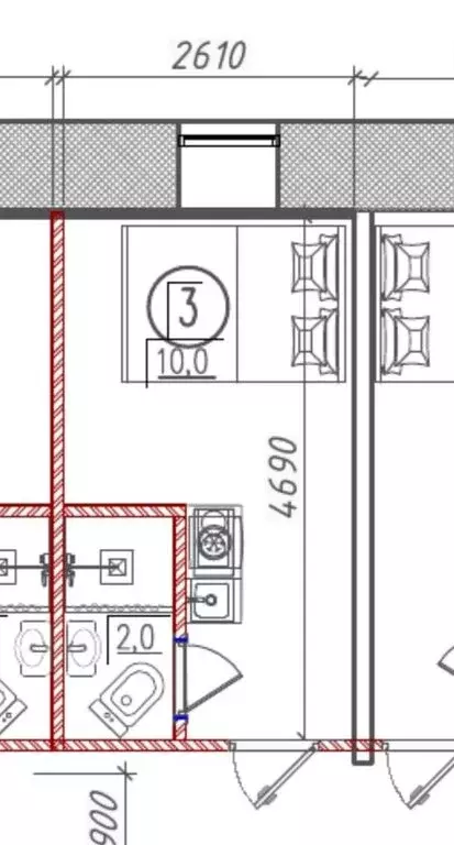 Квартира-студия: Санкт-Петербург, Сестрорецкая улица, 3 (10 м) - Фото 1