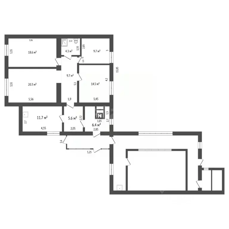 Дом в Красноярский край, Емельяново пгт ул. Степная, 40 (101 м) - Фото 1