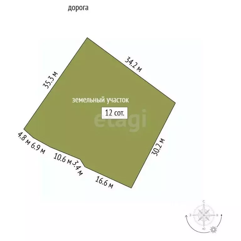 Участок в Крым, Феодосия Полет СТ,  (12.0 сот.) - Фото 2