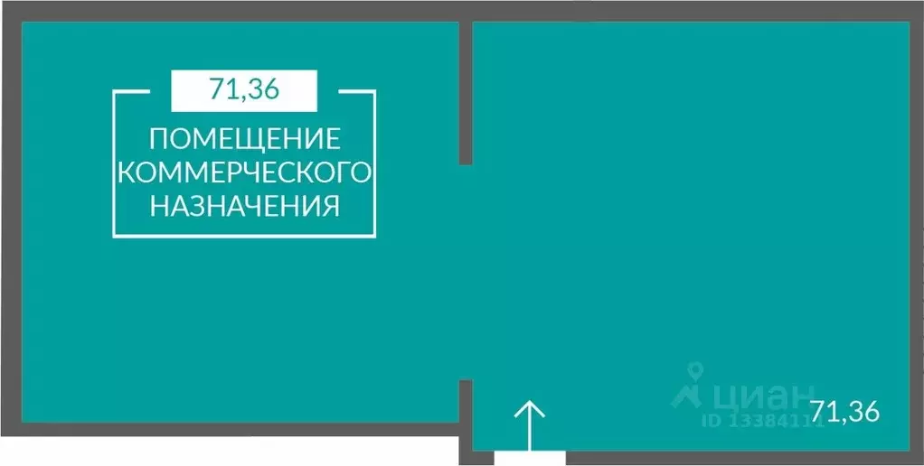 Помещение свободного назначения в Крым, Симферополь Абрикос 2 жилой ... - Фото 1