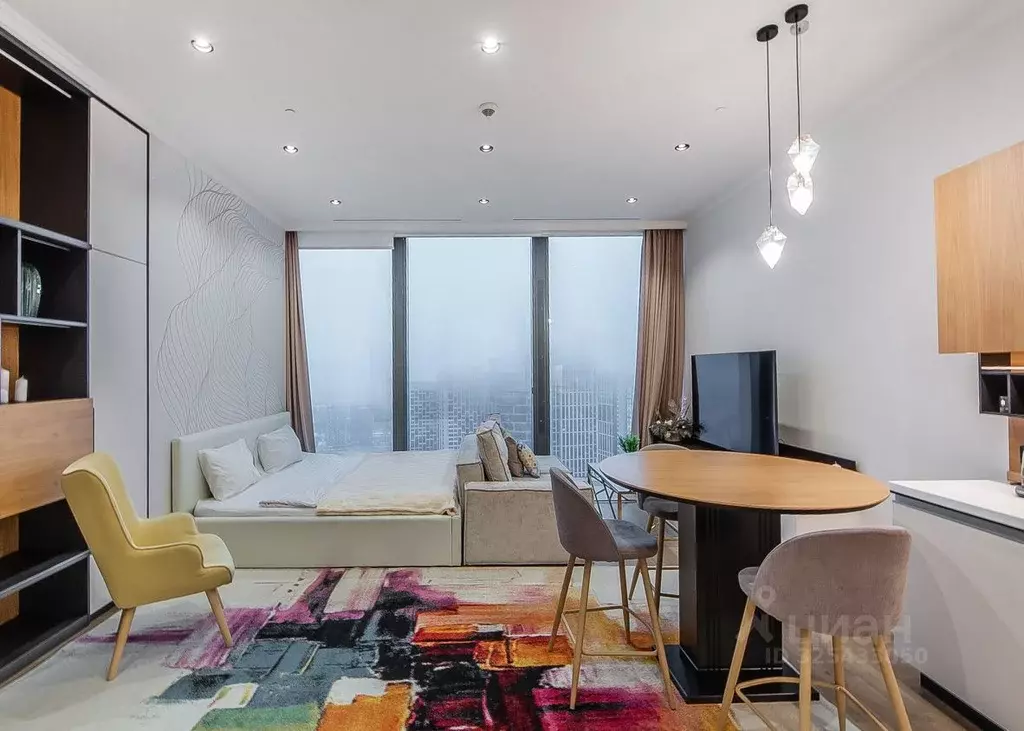 Студия Москва 1-й Красногвардейский проезд, 22с1 (55.0 м) - Фото 1