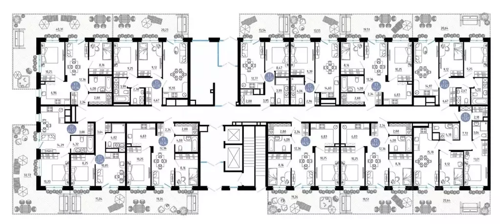 2-к кв. Рязанская область, Рязань 9-10-й кв-л,  (73.07 м) - Фото 1