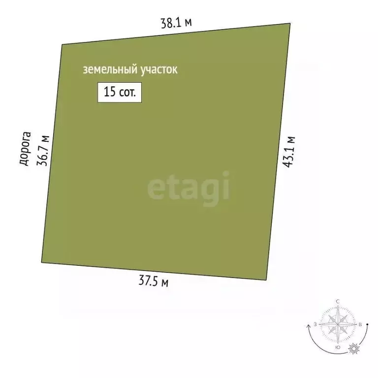 Участок в Челябинская область, Сосновский муниципальный округ, с. ... - Фото 2