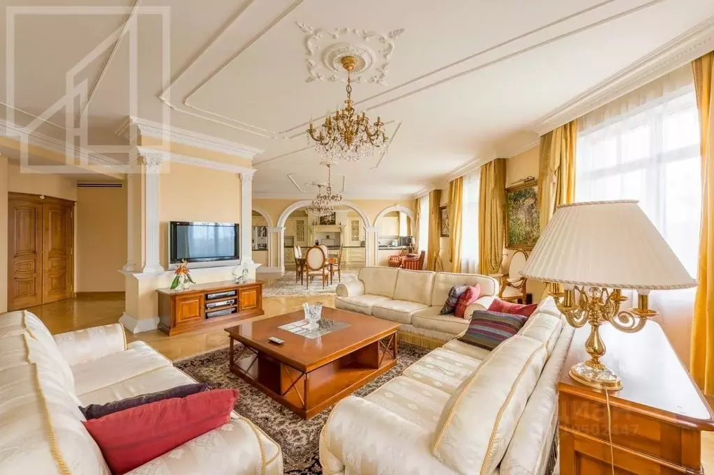 5-к кв. Москва 7-й Ростовский пер, 23 (300.0 м) - Фото 0