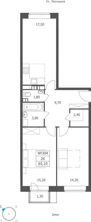 2-комнатная квартира: Ярославль, Большая Октябрьская улица, 85 (65.1 ... - Фото 1