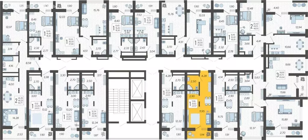 Квартира-студия: Сочи, жилой комплекс Кислород, 9 (23.57 м) - Фото 1