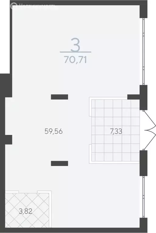 Офис (70.71 м) - Фото 2
