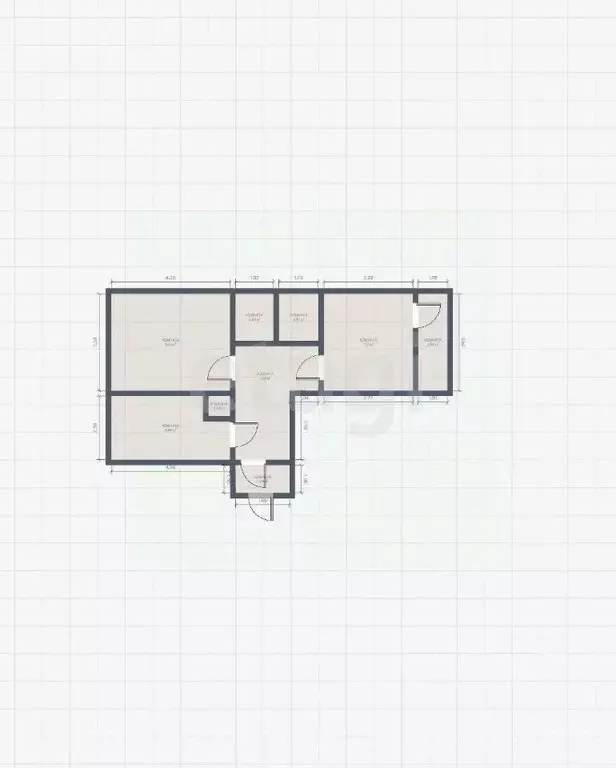 2-к кв. Саратовская область, Энгельс ул. Маршала А.М. Василевского, 57 ... - Фото 2