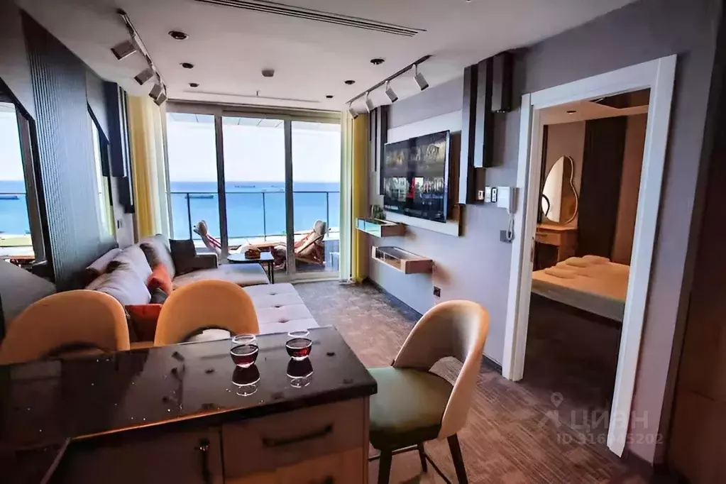 1-к кв. Крым, Ялта наб. Имени В.И. Ленина, 31 (29.0 м) - Фото 0