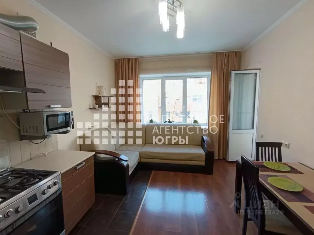 1-к кв. Ханты-Мансийский АО, Ханты-Мансийск Красноармейская ул., 26 ... - Фото 0