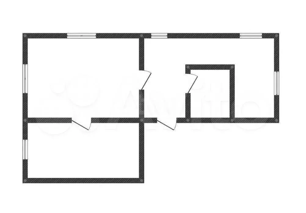 2-к. квартира, 40,9 м, 1/3 эт. - Фото 0