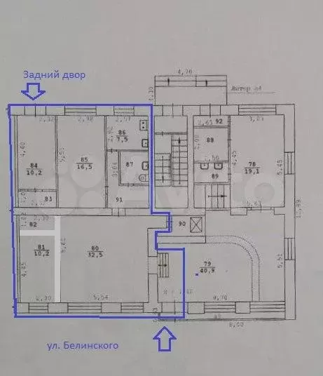 Белинского 163/г, Свободного назначения, 90 м - Фото 0