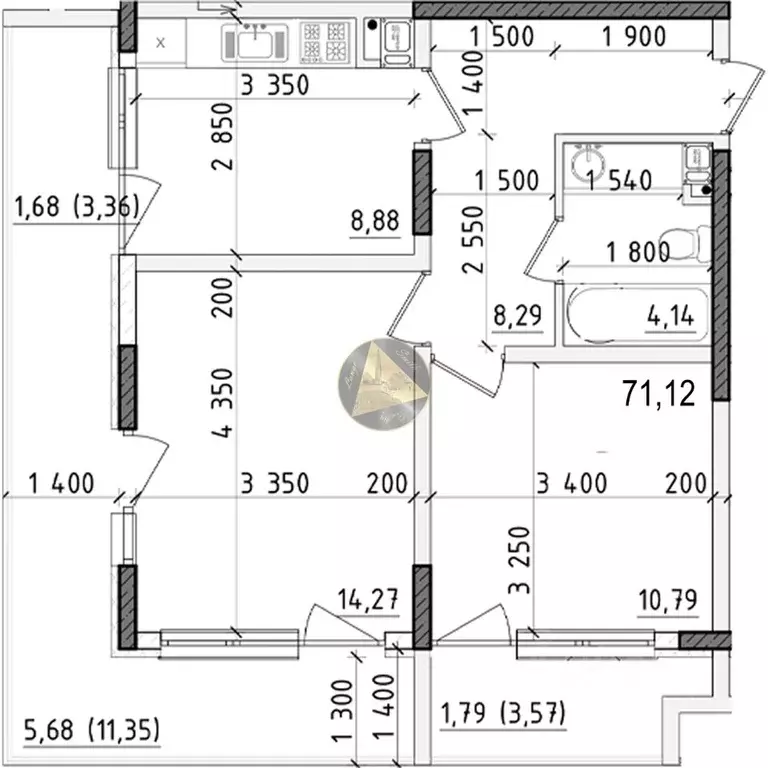 2-к кв. Крым, Феодосия муниципальный округ, Коктебель пгт ул. ... - Фото 2