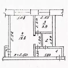 1-к кв. Кемеровская область, Осинники Студенческая ул., 6 (33.1 м) - Фото 2