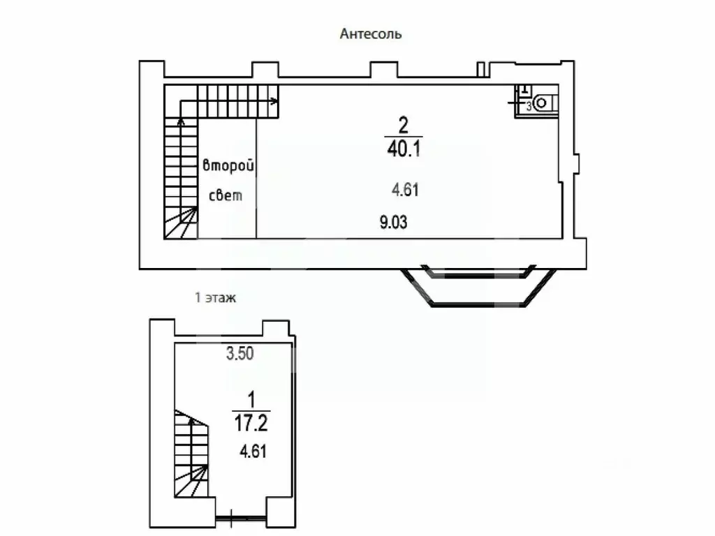 Помещение свободного назначения в Москва Тверская ул., 19 (58 м) - Фото 2