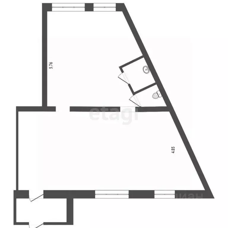 Помещение свободного назначения в Тюменская область, Тюмень ... - Фото 2