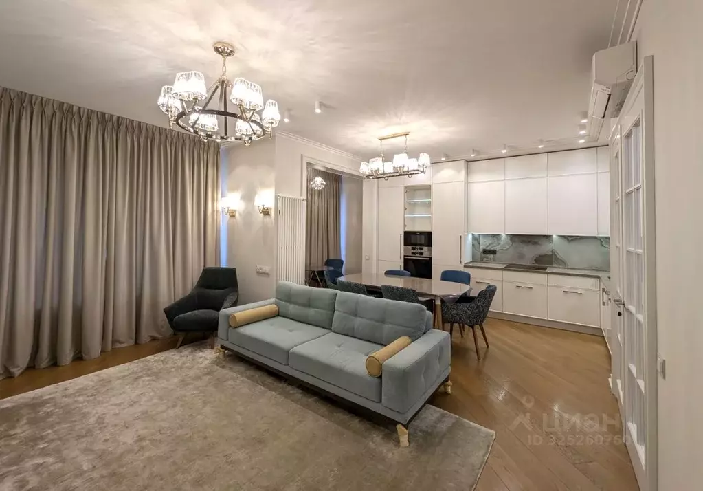 3-к кв. Москва Профсоюзная ул., 68к1 (100.0 м) - Фото 1