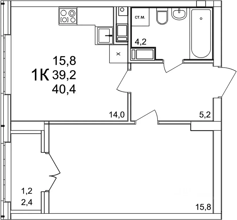 1-к кв. Нижегородская область, Нижний Новгород д. Анкудиновка, КМ ... - Фото 0
