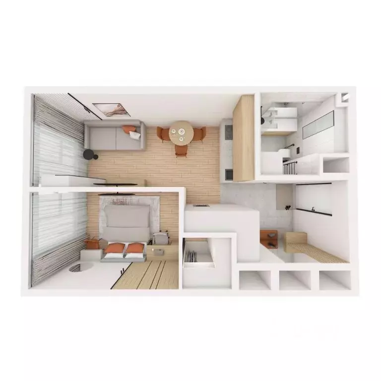 2-к кв. Приморский край, Владивосток ул. Нейбута (48.53 м) - Фото 2