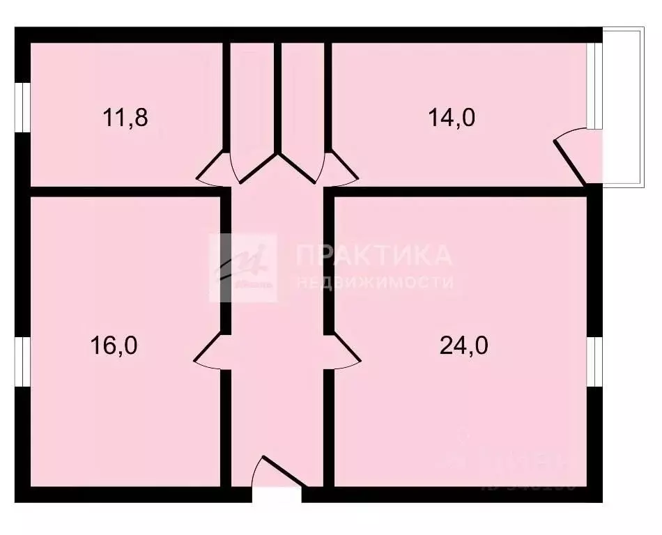 3-к кв. Москва Южнобутовская ул., 137 (78.3 м) - Фото 1