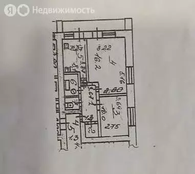 2-комнатная квартира: Тёсовский, Пионерская улица, 13 (44.3 м) - Фото 1