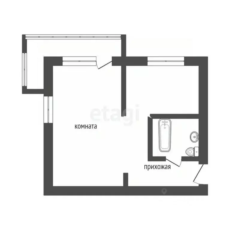 1-к кв. Бурятия, Улан-Удэ Энергетик мкр, 31 (36.0 м) - Фото 1
