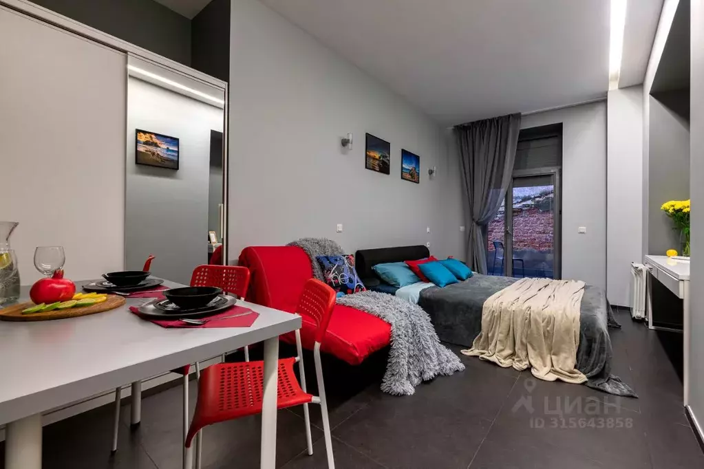 Студия Санкт-Петербург Орловский пер., 3 (31.0 м) - Фото 0