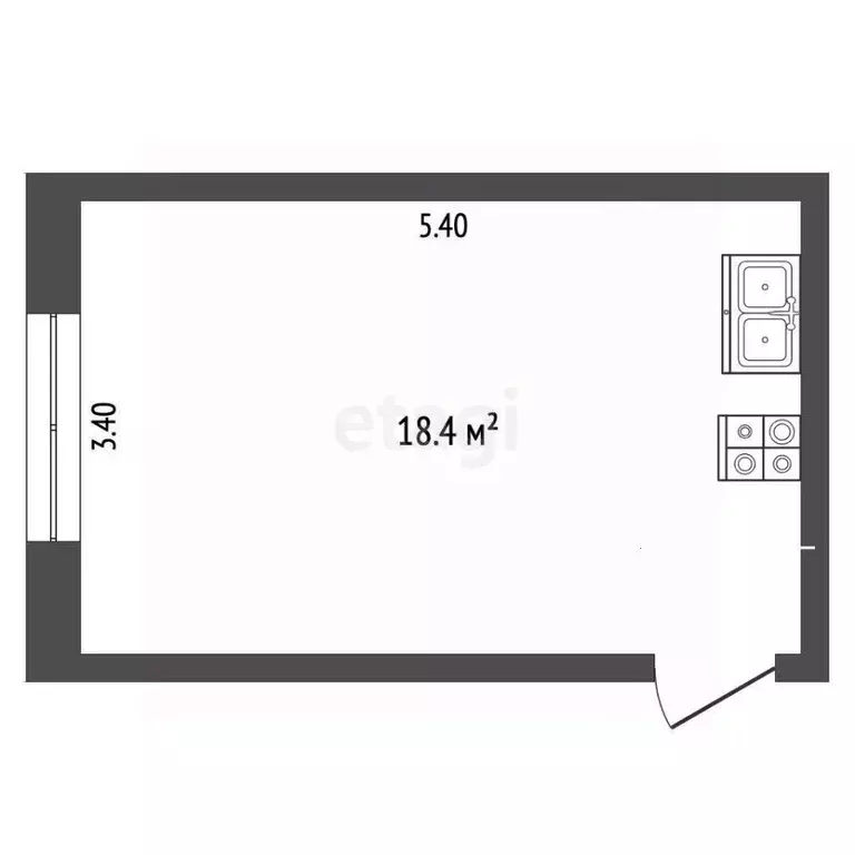 Комната Ямало-Ненецкий АО, Новый Уренгой Железнодорожная ул., 6 (18.3 ... - Фото 0
