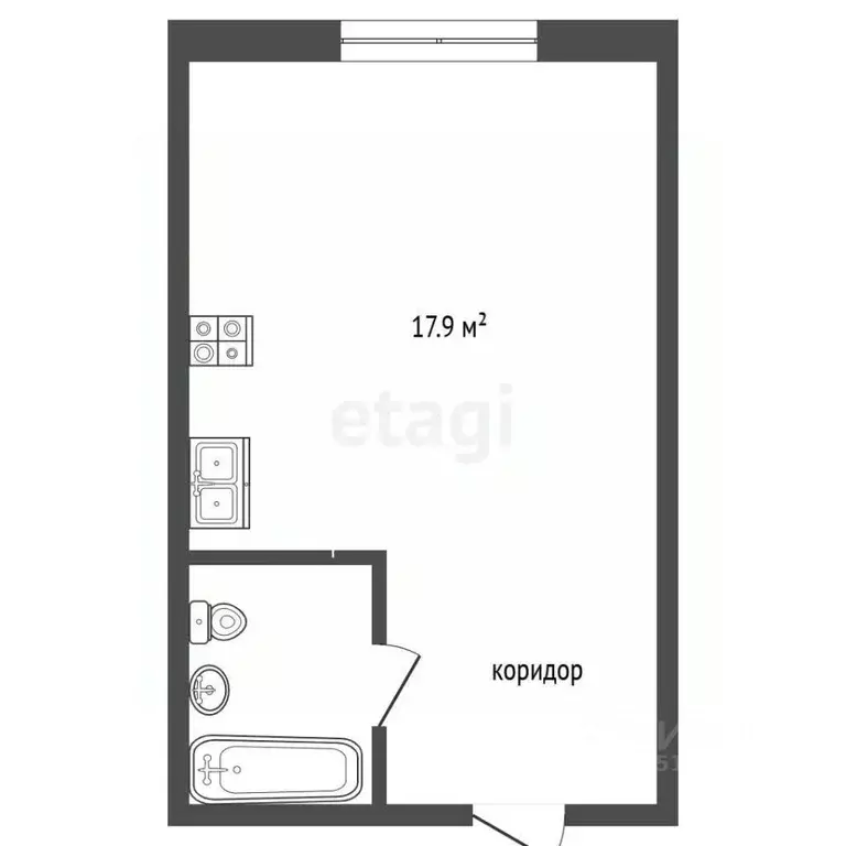 Студия Ямало-Ненецкий АО, Муравленко ул. 70 лет Октября, 41 (17.9 м) - Фото 1