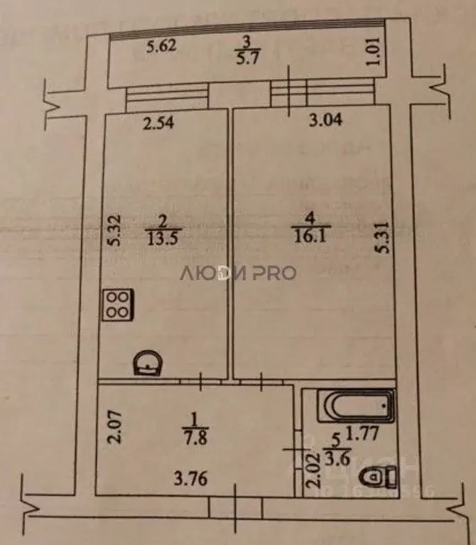 1-к кв. Башкортостан, Уфимский район, Зубовский сельсовет, с. Зубово ... - Фото 2