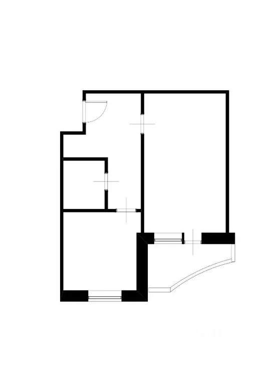 1-к кв. Воронежская область, Воронеж ул. Миронова, 47 (42.0 м) - Фото 2