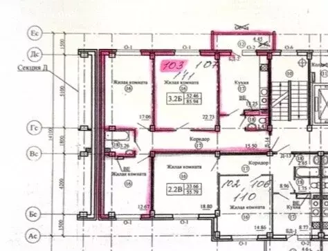 3-комнатная квартира: Великий Новгород, Псковская улица, 56 (90 м) - Фото 2