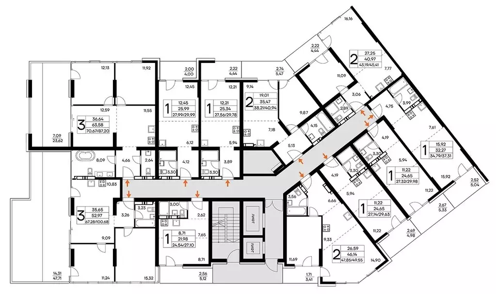 3-к кв. Крым, Алушта муниципальный округ, пос. Семидворье  (87.03 м) - Фото 2