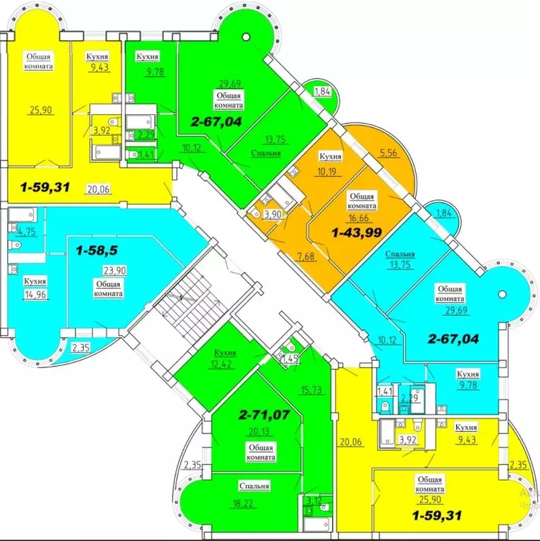 1-к кв. Дагестан, Махачкала ул. Шелковая, 18 (59.0 м) - Фото 1