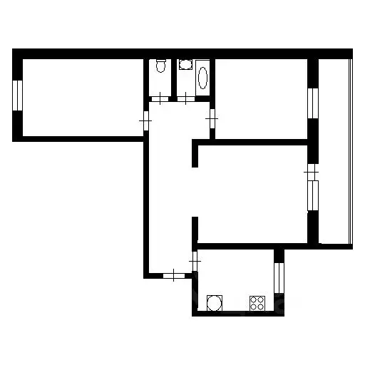 2-к кв. Тульская область, Щекино ул. Емельянова, 4 (52.0 м) - Фото 2