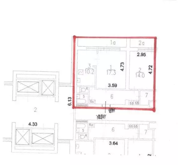 2-к кв. Москва Ясногорская ул., 17К2 (57.9 м) - Фото 0