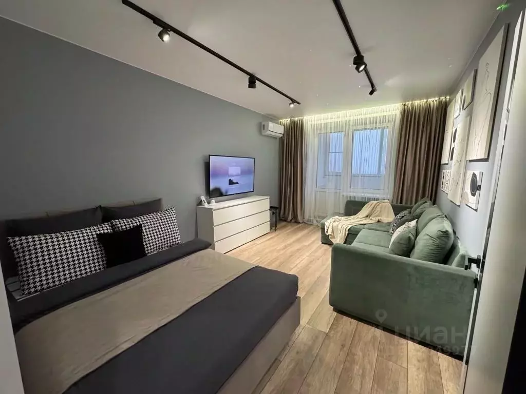 1-к кв. Тамбовская область, Тамбов Радужный мкр, ул. Сабуровская, 1Бк2 ... - Фото 1