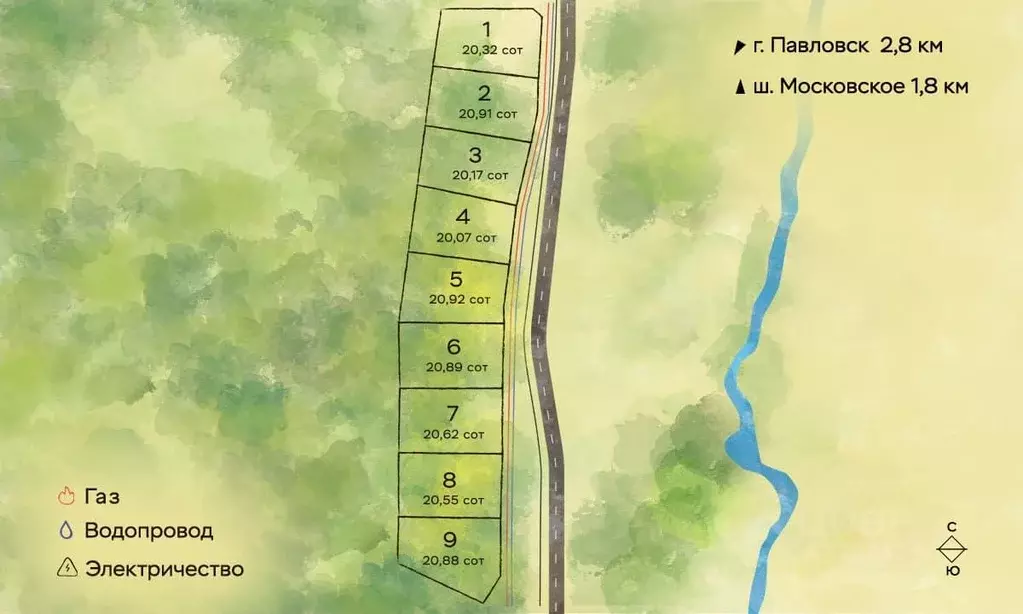 Участок в Санкт-Петербург пос. Тярлево,  (20.0 сот.) - Фото 1