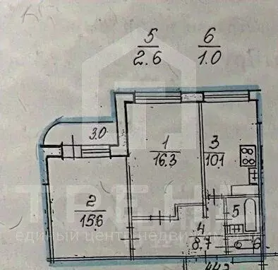 2-к кв. Санкт-Петербург ул. Маршала Казакова, 28к1 (54.0 м) - Фото 2