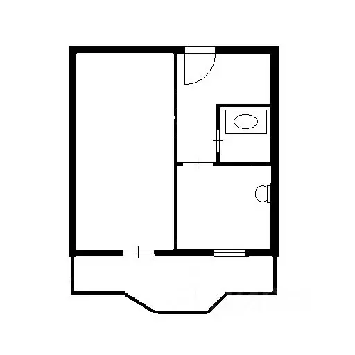 1-к кв. Новосибирская область, Новосибирск ул. Краузе, 19 (35.0 м) - Фото 2