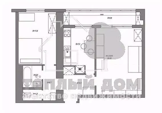 2-к кв. Московская область, Королев ул. Суворова, 15А (56.0 м) - Фото 2