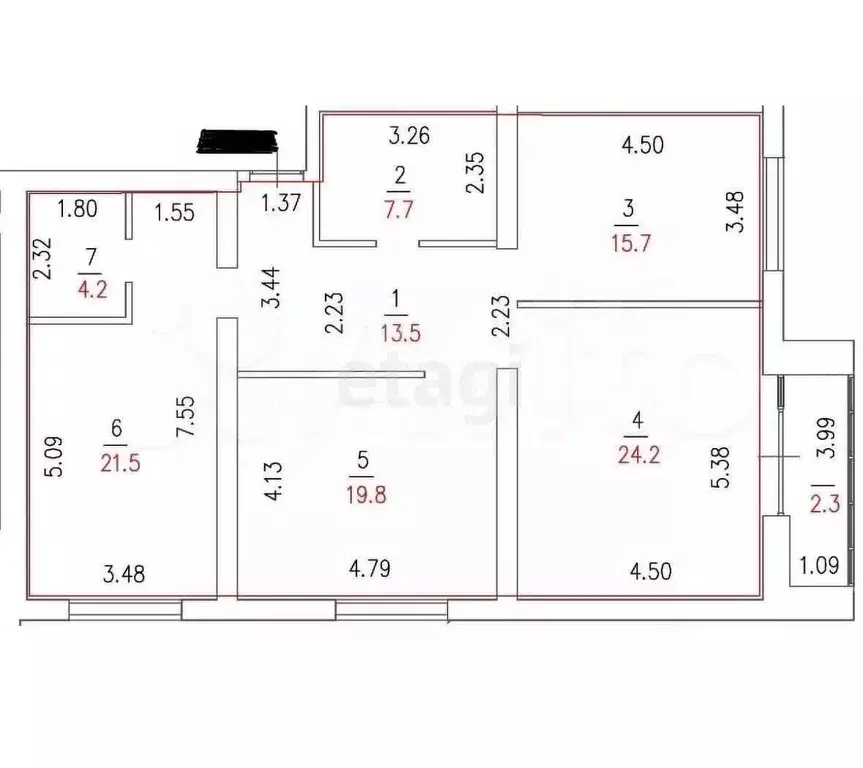 3-к кв. Оренбургская область, Оренбург ул. Неплюева, 5 (106.5 м) - Фото 2