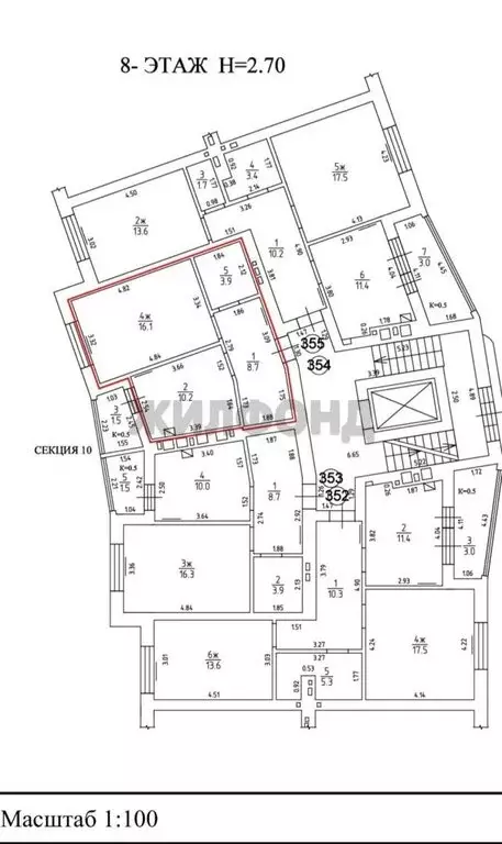 1-комнатная квартира: Зеленоградск, улица Тургенева, 16А (39 м) - Фото 0