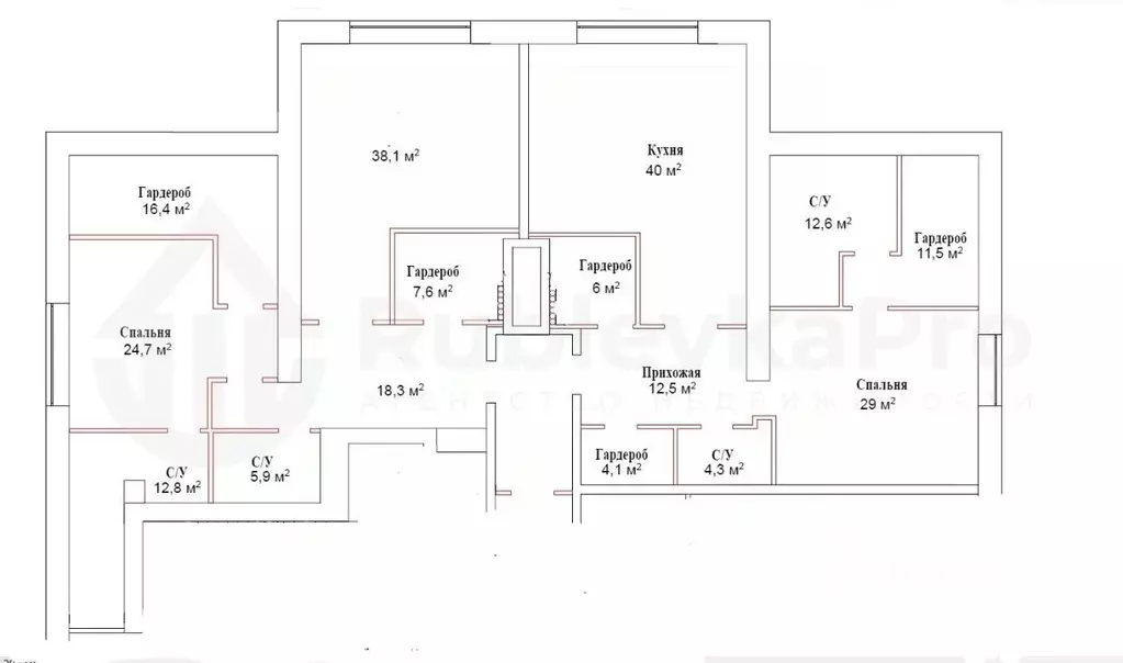 4-к кв. Московская область, Одинцовский городской округ, д. Семенково, ... - Фото 2