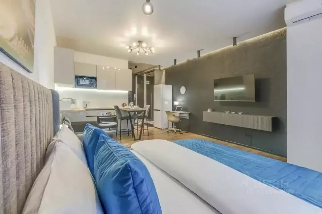 Студия Москва Ходынский бул., 20А (34.0 м) - Фото 2