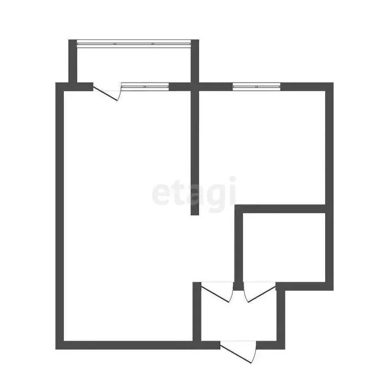 1-комнатная квартира: Тула, улица Дмитрия Ульянова, 12 (32 м) - Фото 0